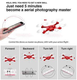 X5UW Drone with WiFi Camera HD 720P