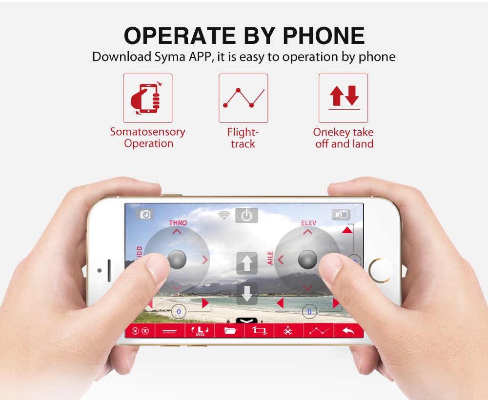 X5UW Drone with WiFi Camera HD 720P